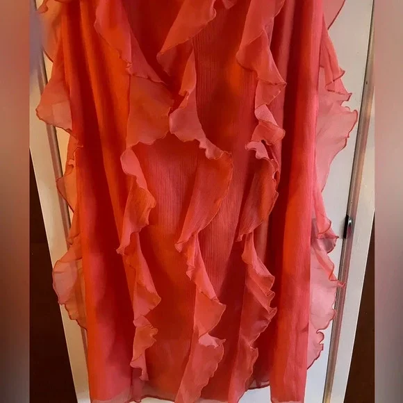 Anthropologie Hutch Strapless Tiered Tulle Maxi Dress - Picture 8 of 9